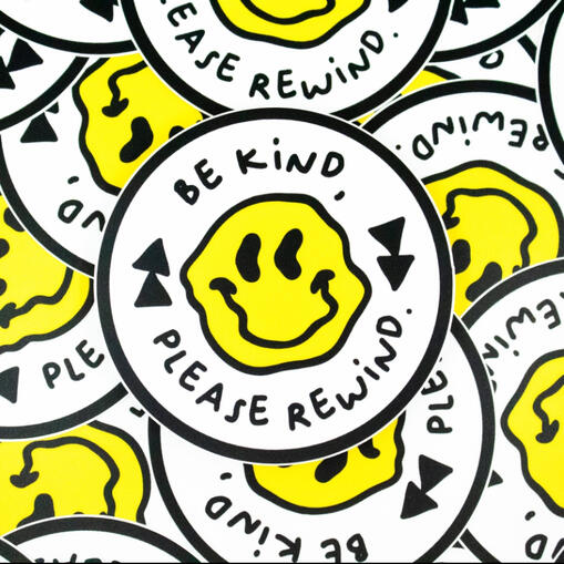 Be Kind Rewind Sticker