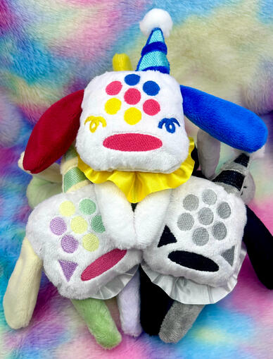 Handmade clown PUPP13 plush