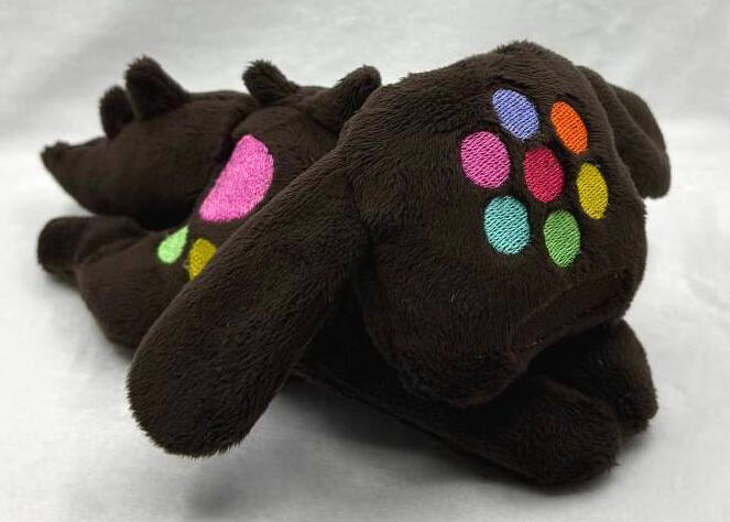 Handmade PUPP13 plush (customized to con theme)
