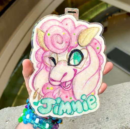 Crayon Badge Commissions