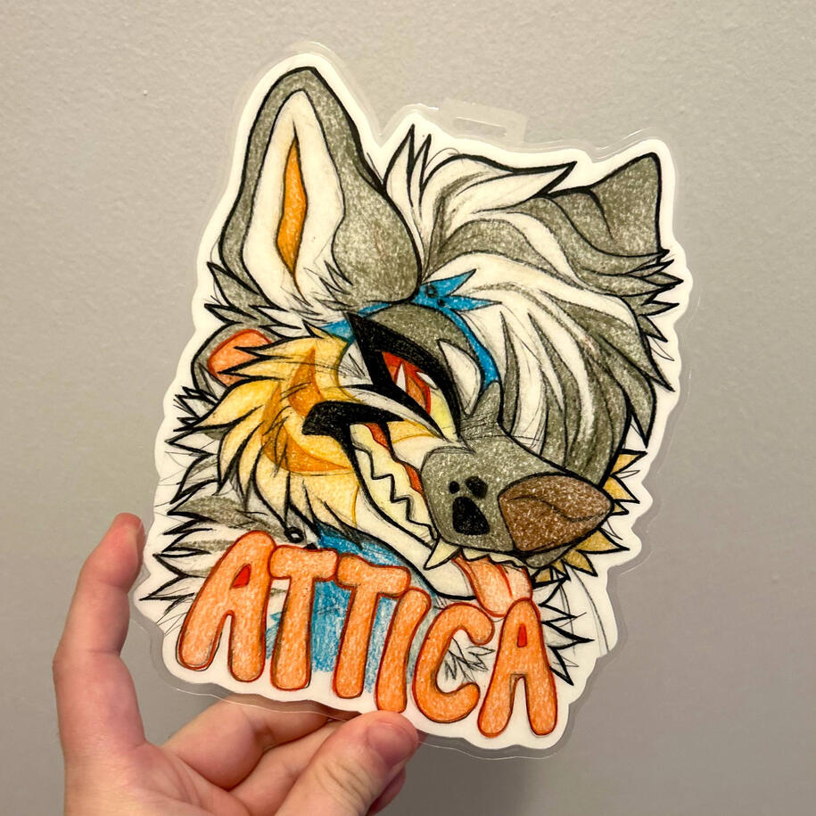 Crayon Badge Commissions