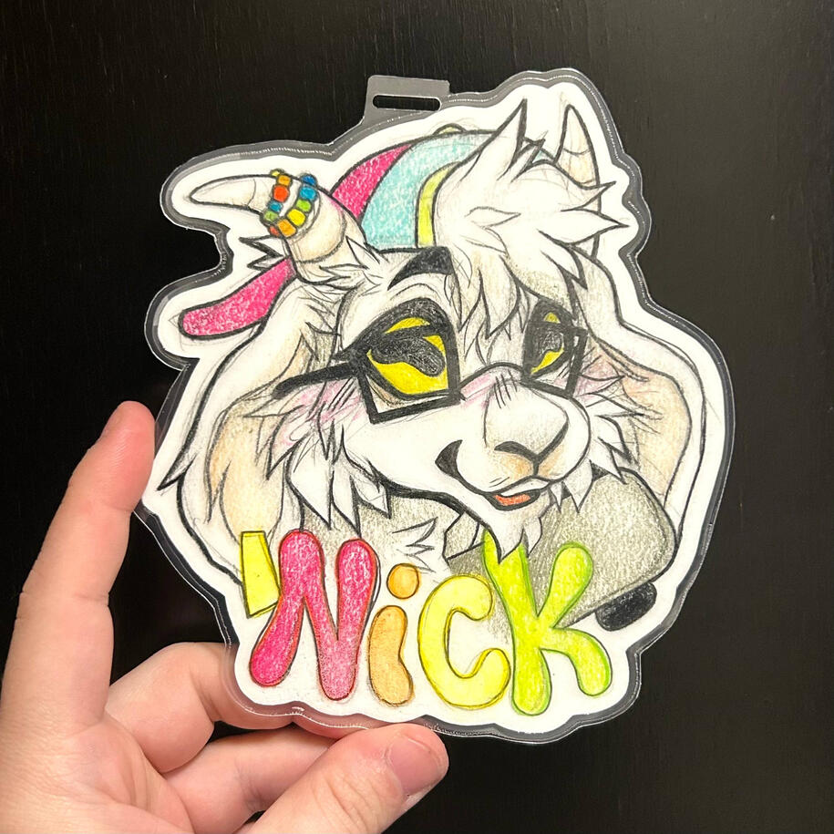 Crayon Badge Commissions