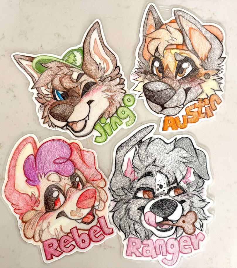 Crayon Badge Commissions